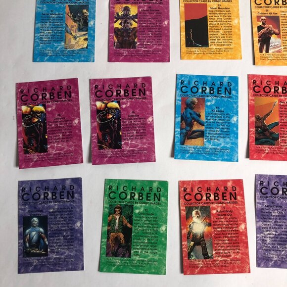 Vintage Lot of‎ 20 Richard Corben Collector Cards 1993 Comic Images + 2 wrappers - Picture 10 of 11